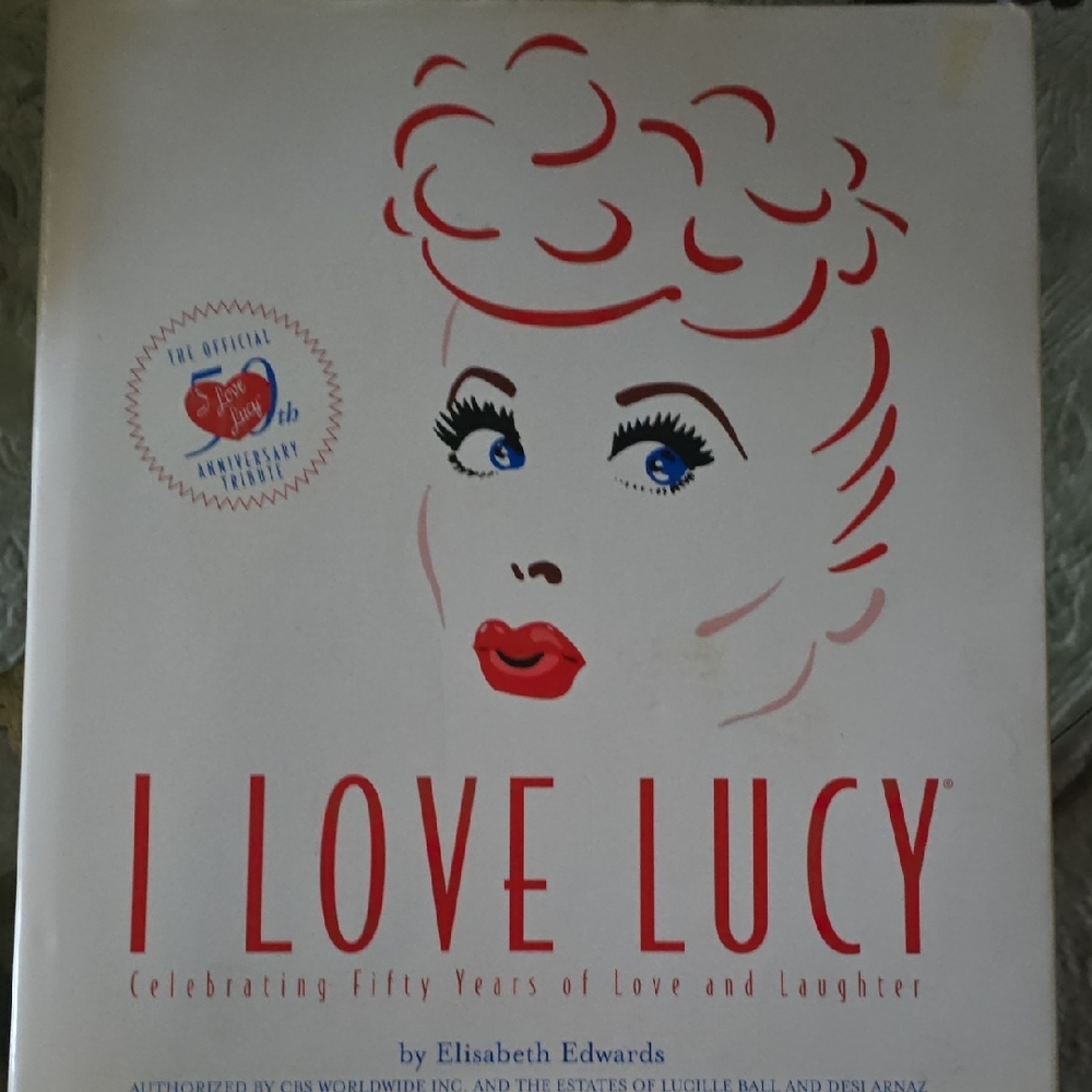 I Love Lucy Hardcover Coffee Book Celebrating 50 Years Of Love + Laughter